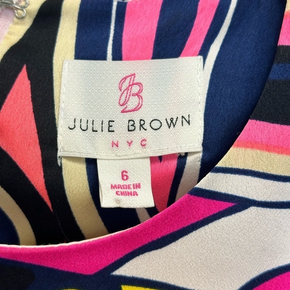 JB by Julie Brown Pink and Yellow Floral Mini Dress - Picture 4 of 5